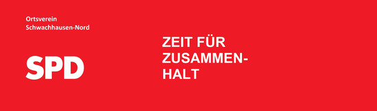 SPD OV Schwachhausen-Nord-BANNER ZEIT FÜR ZUSAMMENHALT